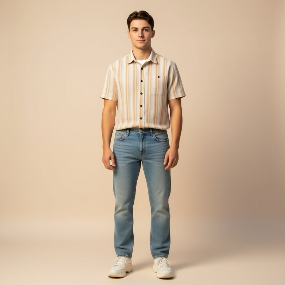 Patagonia Men's Puckerware Seersucker Striped Short Sleeve Button Down Shirt - Picture 3 of 10